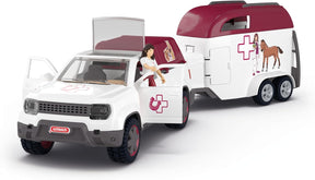 Schleich 42704 Eläinlääkärin Auto ja Traileri