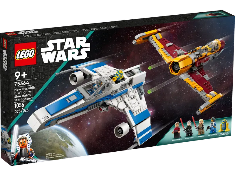 LEGO 75364 Star Wars Uuden Tasavallan E-wing™ vs. Shin Hatin tähtihävittäjä