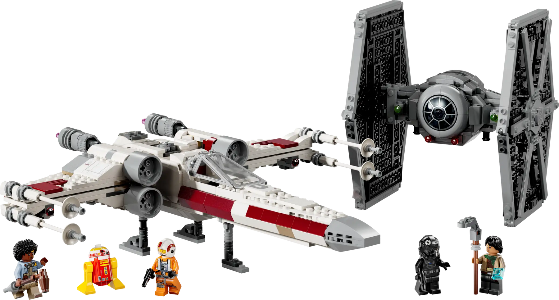 LEGO Star Wars 75393 TIE-hävittäjä ja X-Wing – Yhdistelmämalli