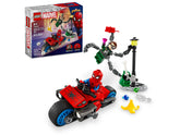 LEGO Spider-Man 76275 Takaa-ajo Moottoripyörällä: Spider-Man Vastaan Tohtori Mustekala