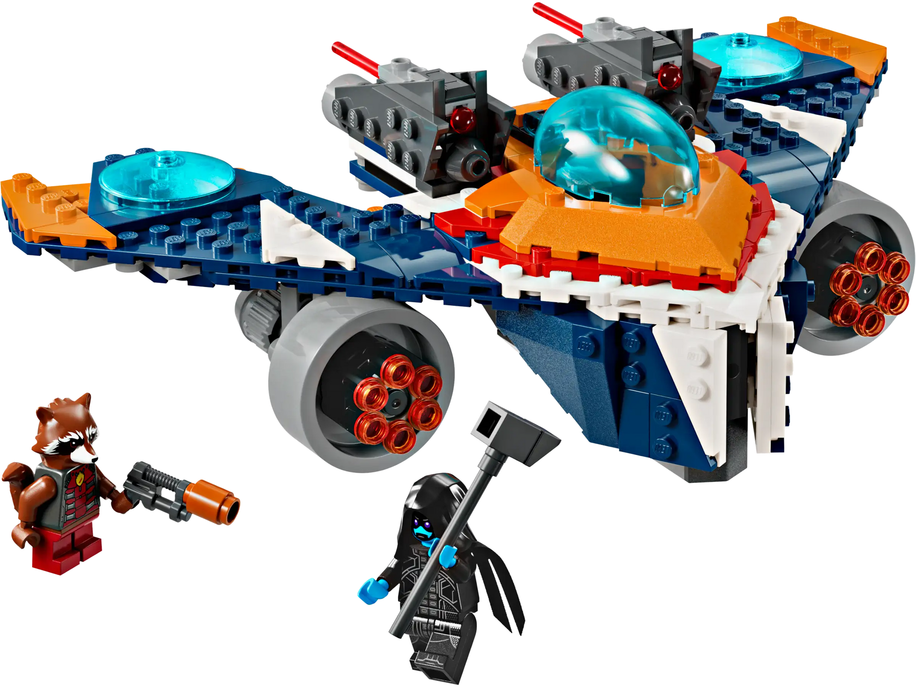 LEGO Marvel 76278 Rocketin Warbird Vastaan Ronan