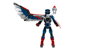 LEGO 76296 Uusi Rakennettava Captain America ‑Hahmo