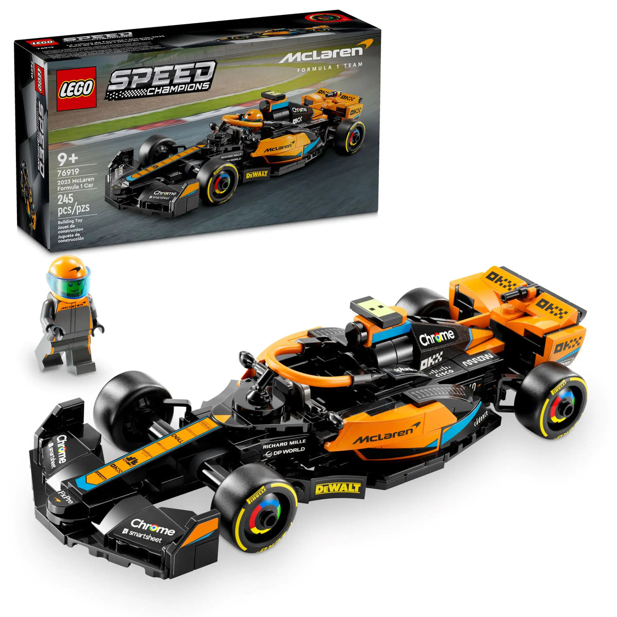 LEGO 76919 Speed Champions 2023 Mclaren Formula 1 Auto