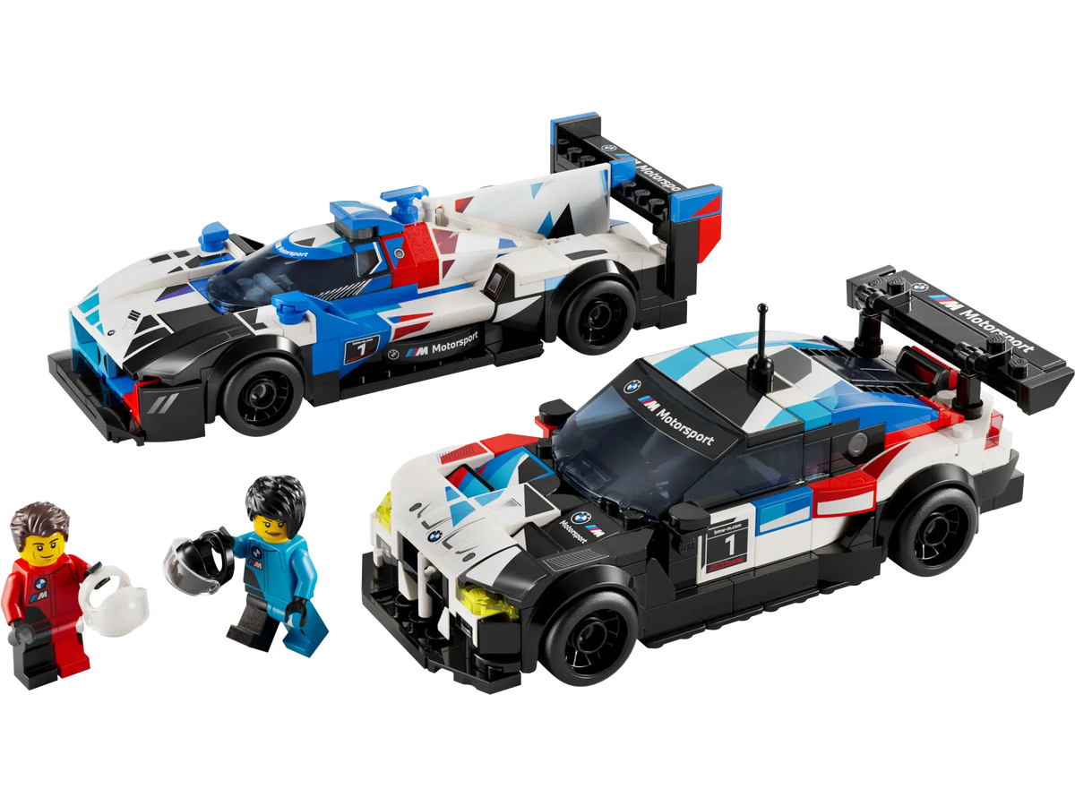 LEGO 76922 Speed Champions BMW M4 GT3‑ ja BMW M Hybrid V8 ‑Kilpa-autot