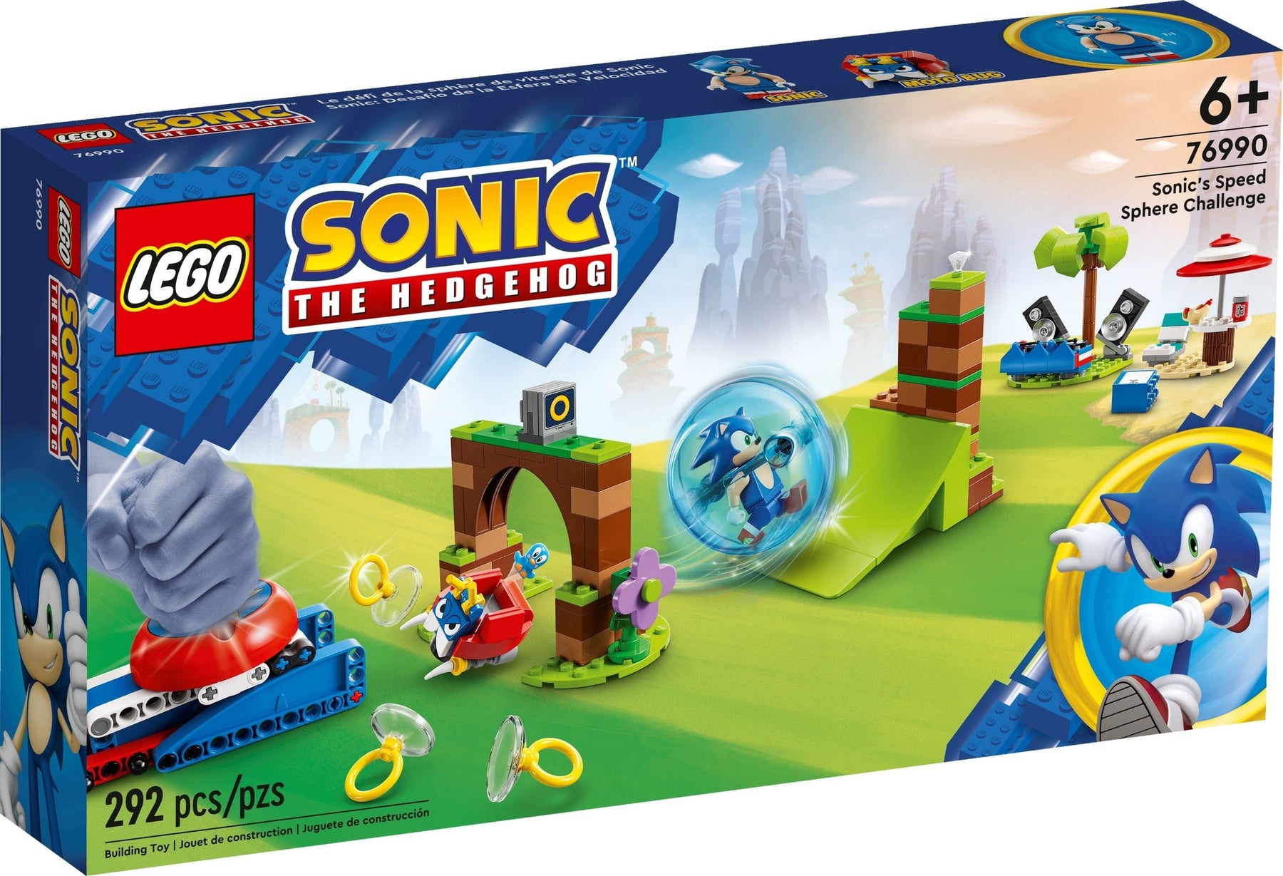 LEGO Sonic 76990 Sonicin Vauhtipallohaaste