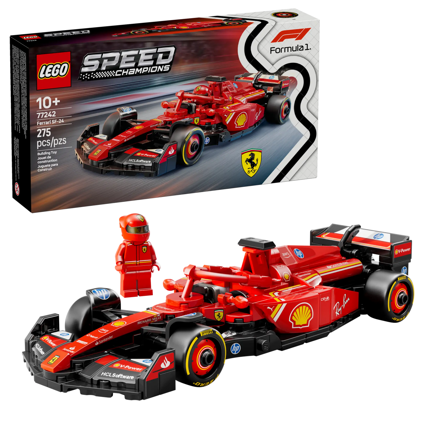 LEGO 77242 Ferrari SF-24 F1® ‑kilpa-auto