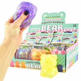 Squish-Bubble Bear Puristeltava Glitter Nalle 7cm