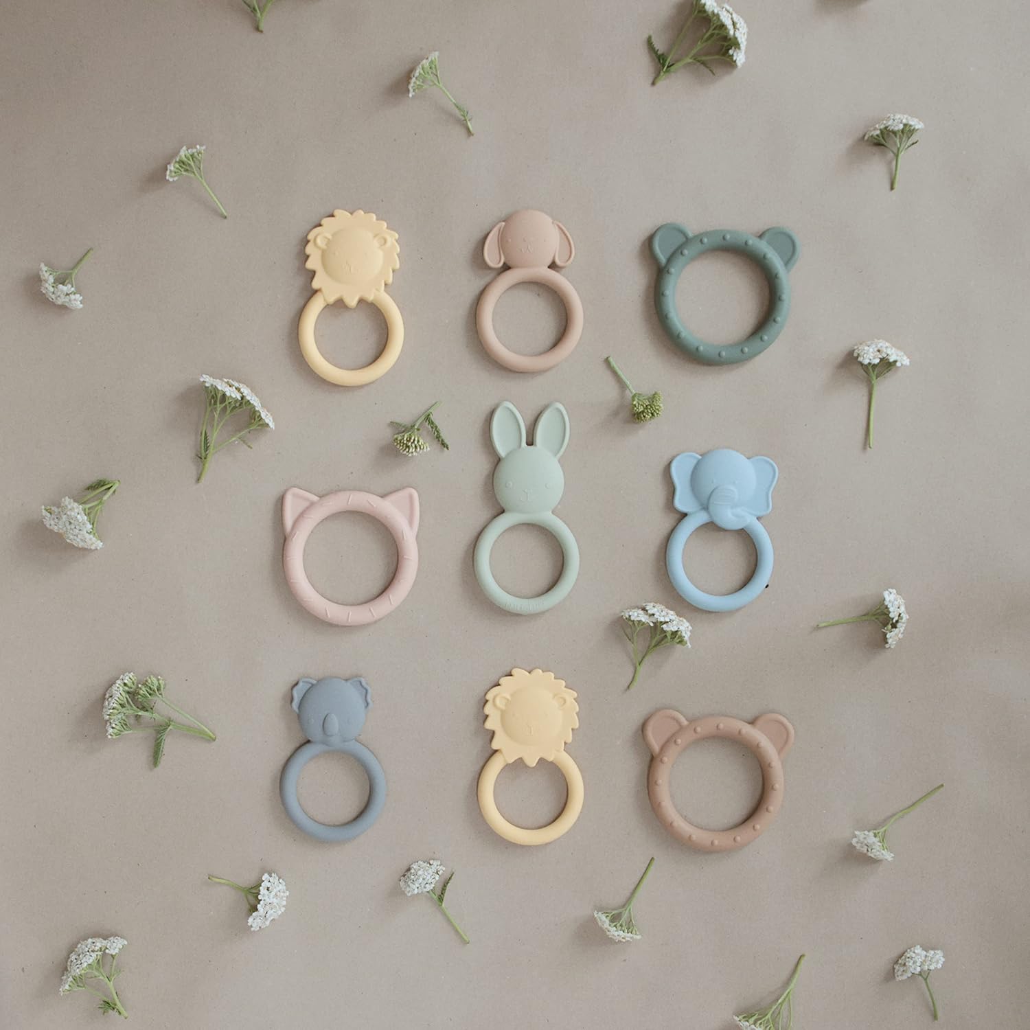 Mushie Teether Purulelu Elephant Cloud