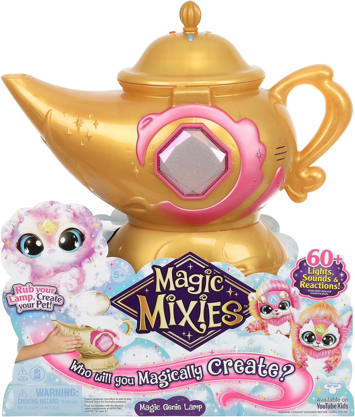 Magic Mixies Genie Taikalamppu Pinkki