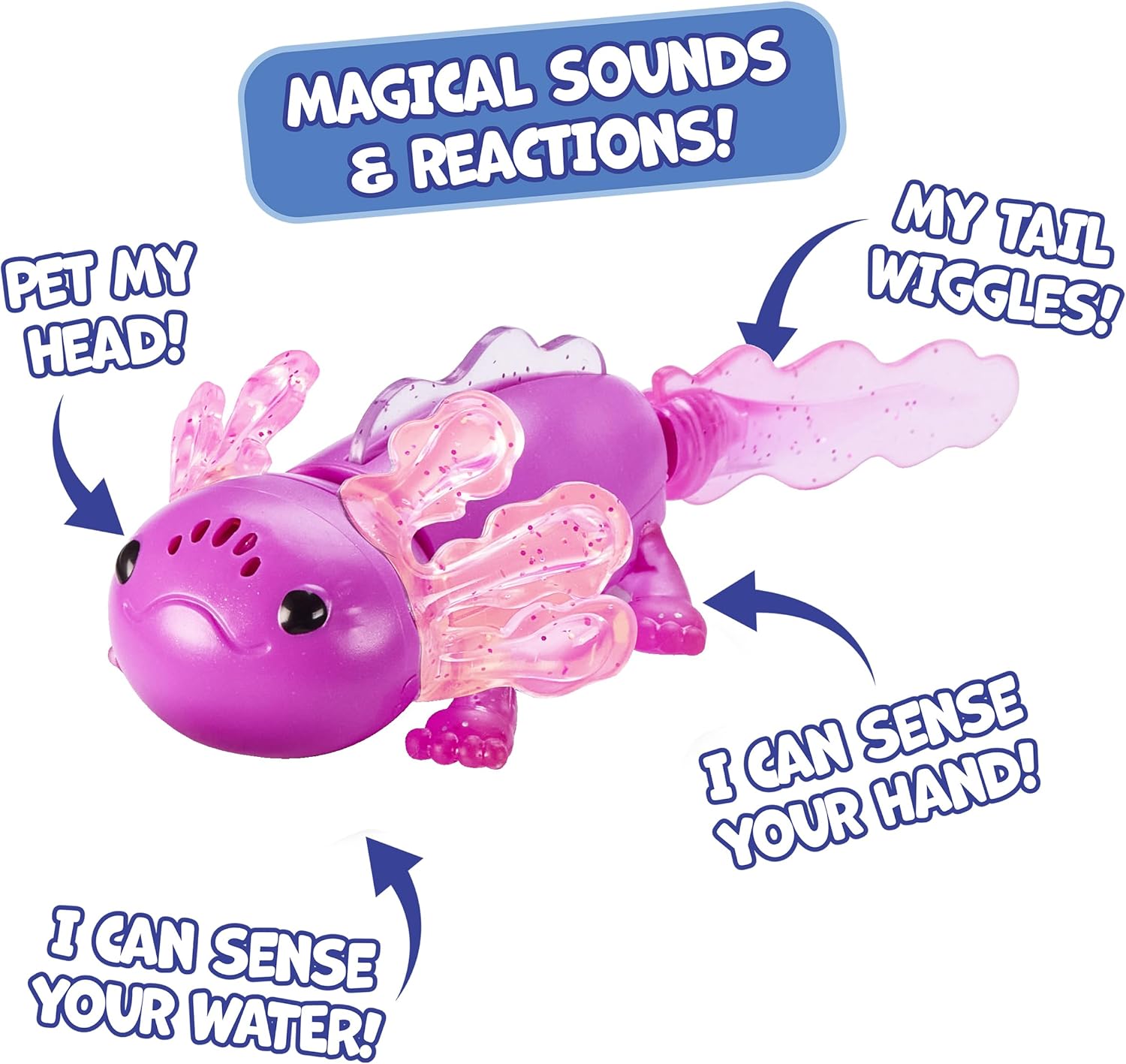 Fingerlings Interaktiivinen Aksolotli Glitter