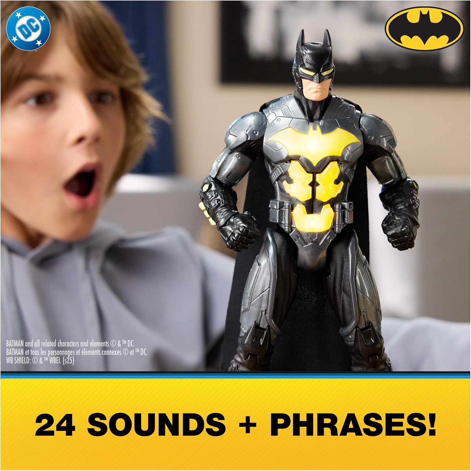 Batman 30 cm Hahmo Äänillä ja Valoilla