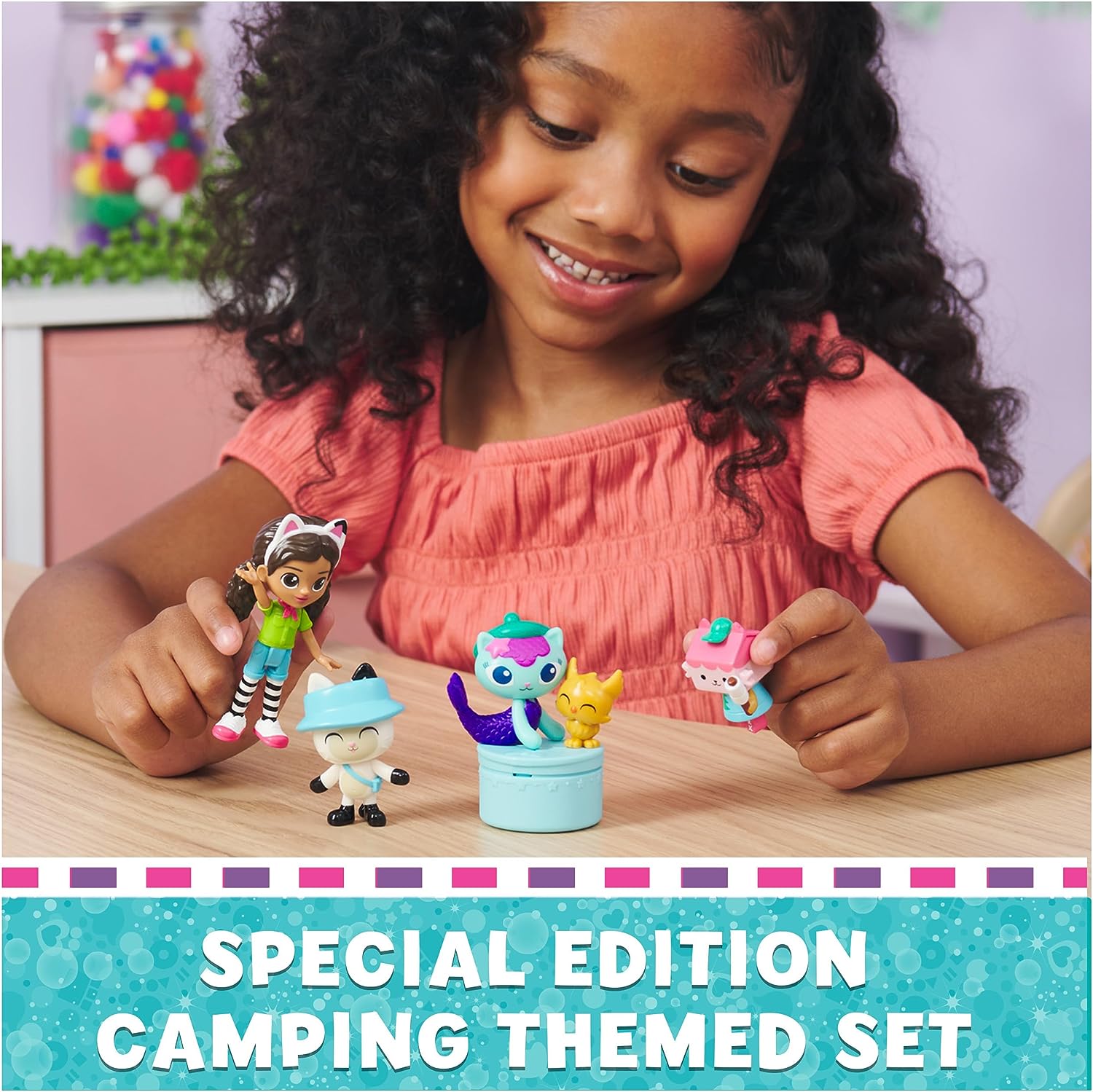 Gabby's Dollhouse Gabby' And Friends Camping Figure Set