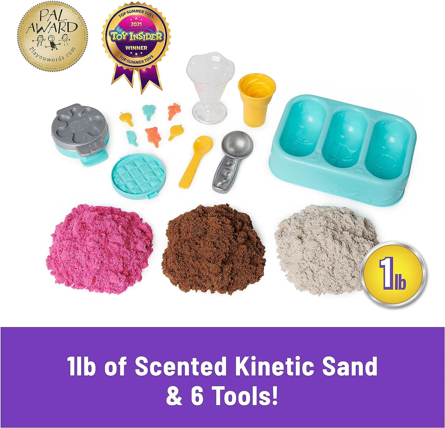 Kinetic Sand Taikahiekka Ice Cream Treats