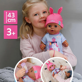 Baby Born Eva Click & Play Vauvanukke 43cm