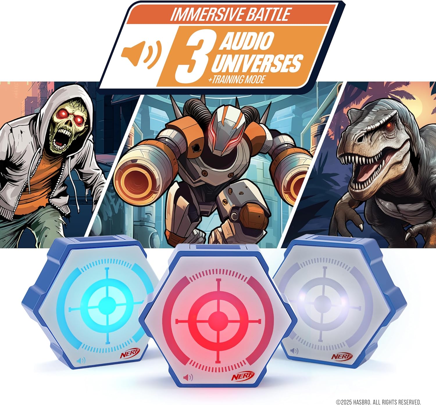 Nerf Elektroninen Maalitaulu Surround FX Battlefield