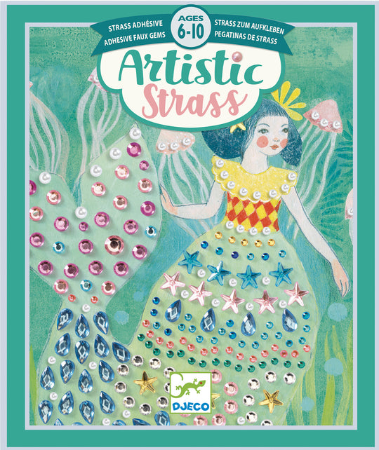 Djeco Artistic Strass Watery Waves Timanttiaskartelusetti