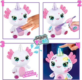 Airbrush Plush Aksolotli Värjättävä Pehmolelu