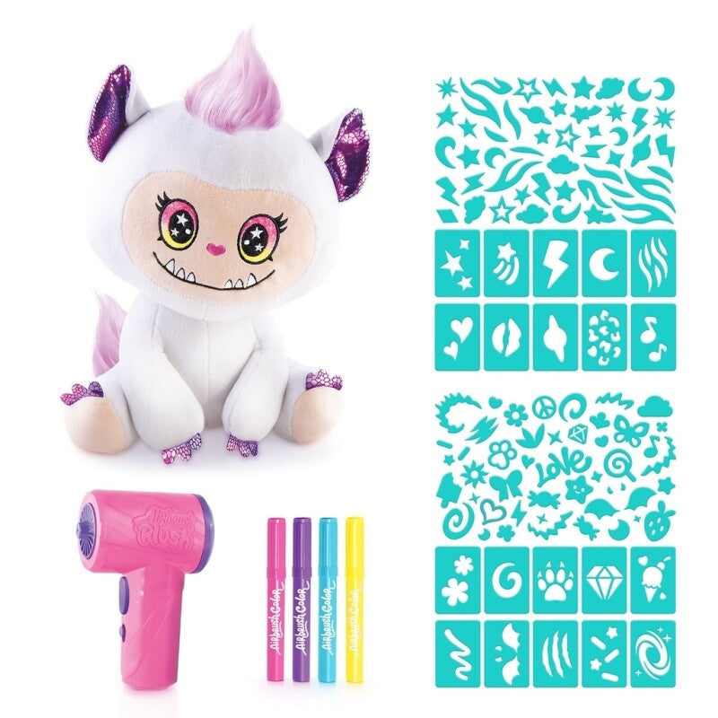 Airbrush Plush Cutie Monster Maalattava Pehmolelu
