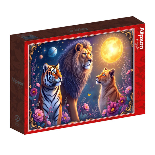 Alipson Puzzle 1000 Palan Palapeli Feline Cosmos