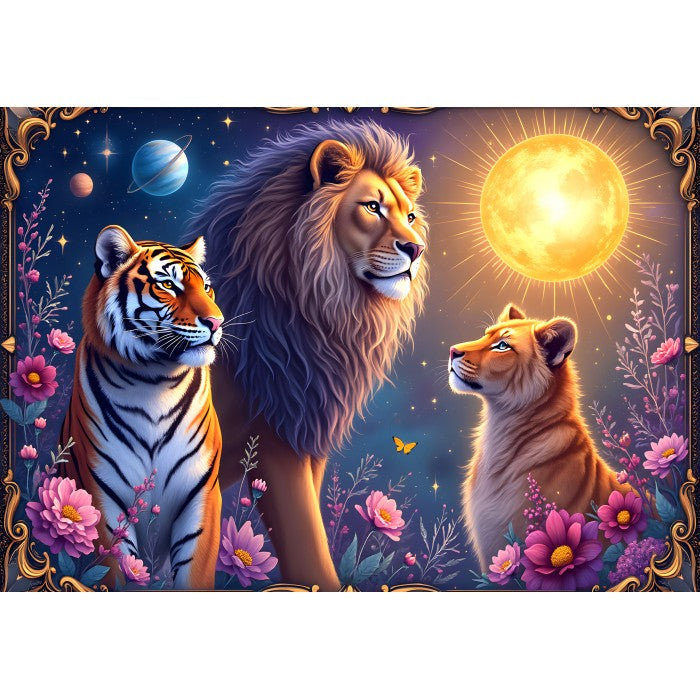 Alipson Puzzle 1000 Palan Palapeli Feline Cosmos