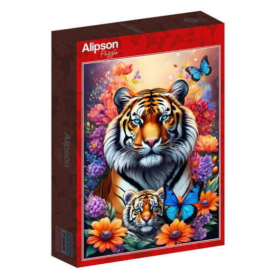 Alipson Puzzle 1000 Palan Palapeli Tigers