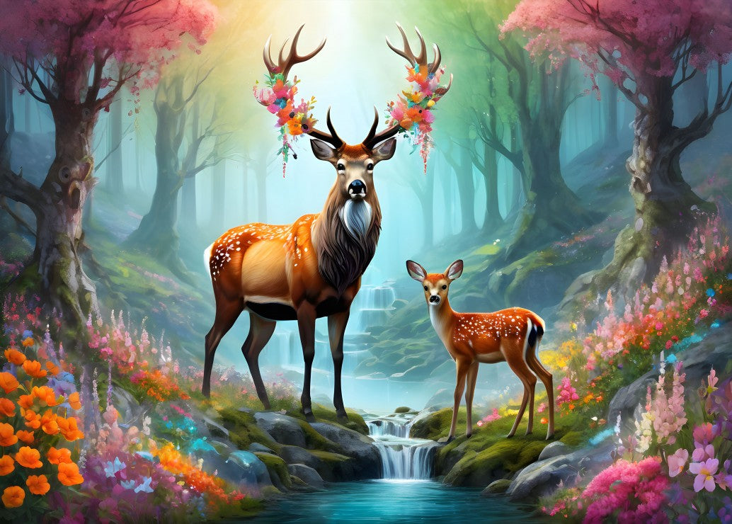 Alipson Puzzle 500 Palan Palapeli Cerf Majestueux