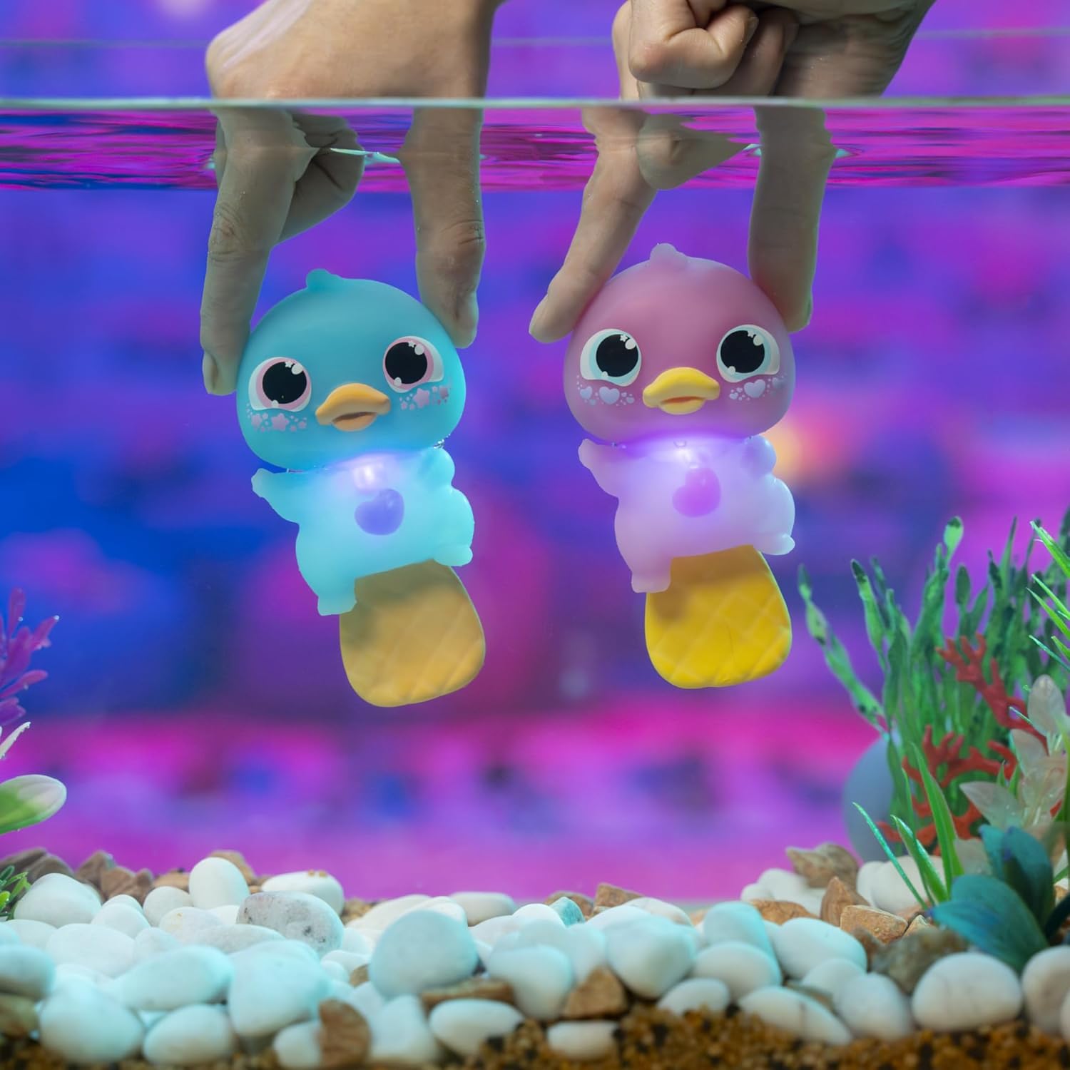 Animagic Let's Glo Vesinokkaeläin Sininen