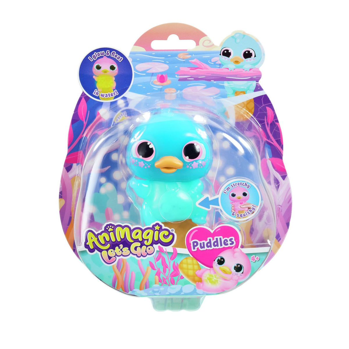 Animagic Let's Glo Vesinokkaeläin Sininen