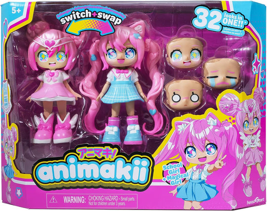 Animakii Nuket Koululainen ja Taikuri