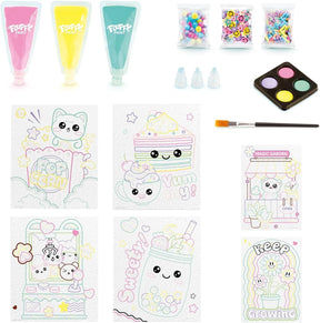 Art Lab Fluffy Paint Kit Askartelumassa