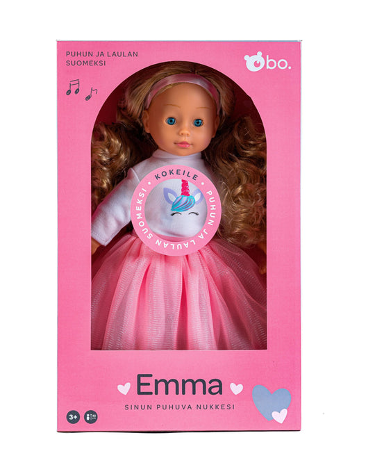 Emma 40cm Suomea Puhuva Nukke