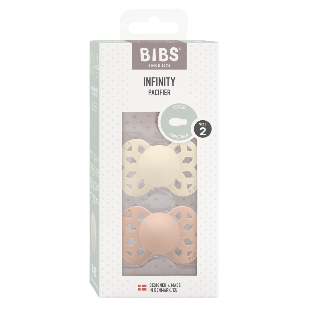 BIBS Infinity Tutti 2kpl Koko 2 Ivory/Blush