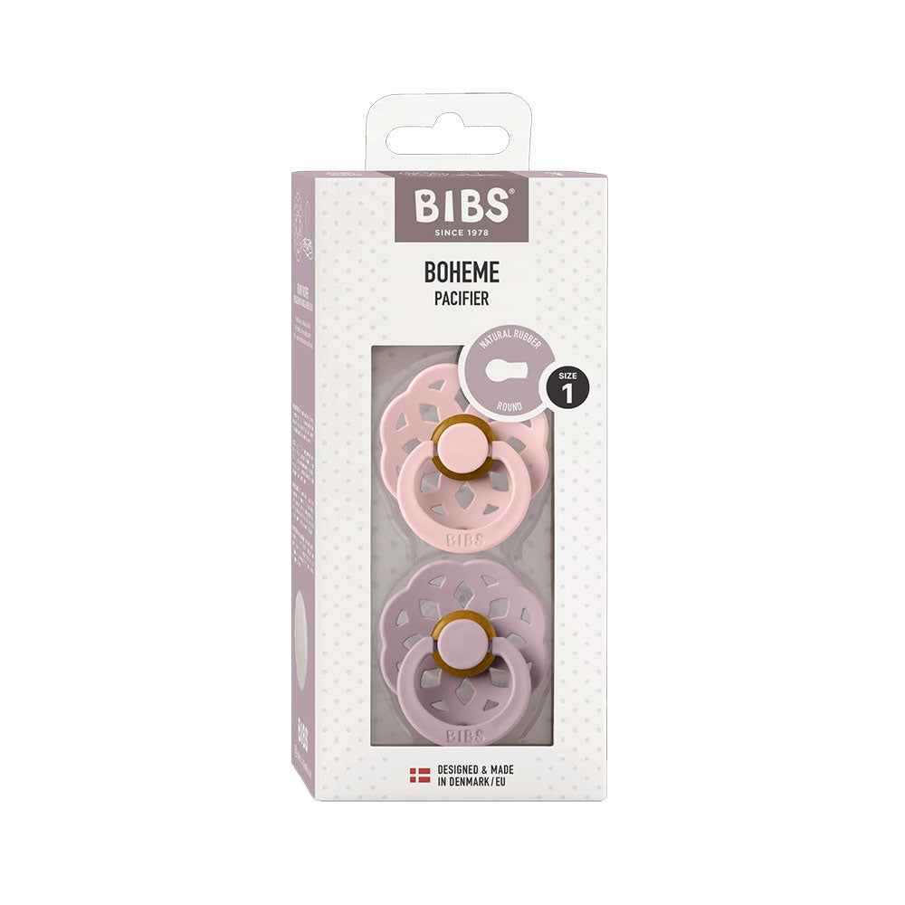 BIBS Boheme Tutti 2kpl Koko 1 Blossom/Dusky Lilac