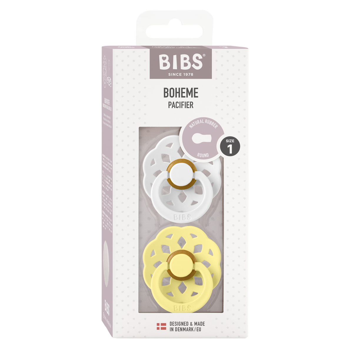 BIBS Boheme Tutti 2kpl Koko 1 White/Sunshine