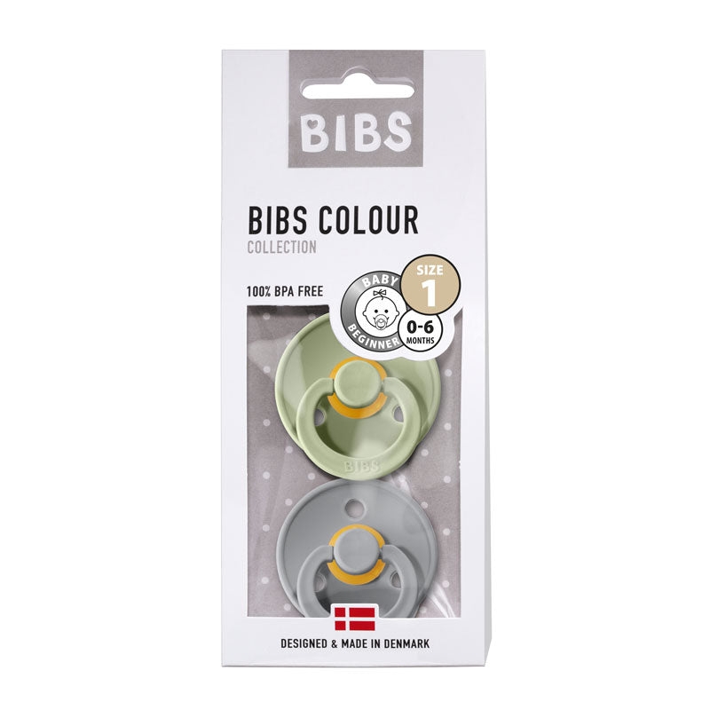 BIBS Colour Tutti 2kpl Koko 1 Sage/Cloud