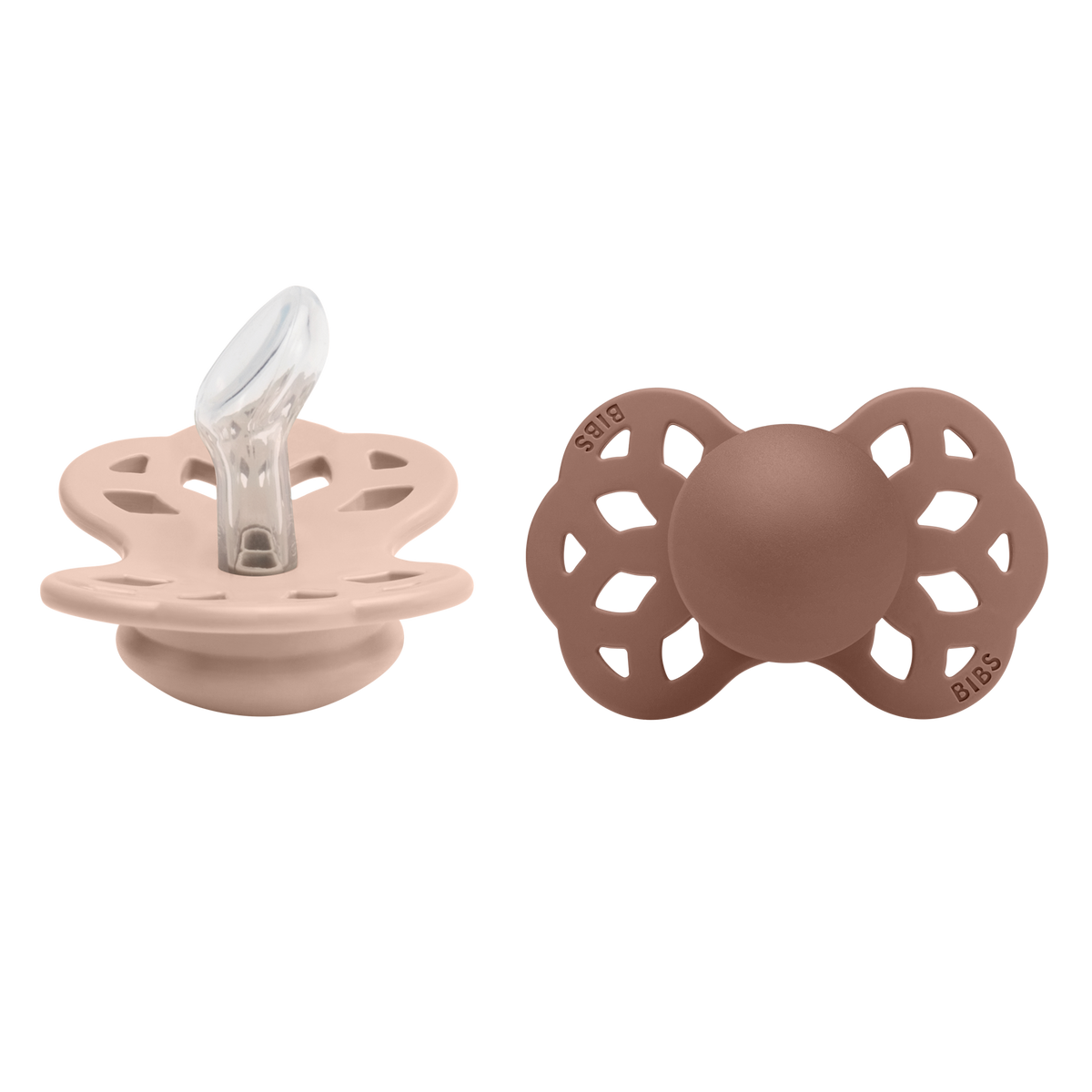 BIBS Infinity Tutti 2kpl Koko 1 Blush/Woodchuck