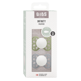 BIBS Infinity Tutti 2kpl Koko 2 Sage GLOW/Cloud GLOW