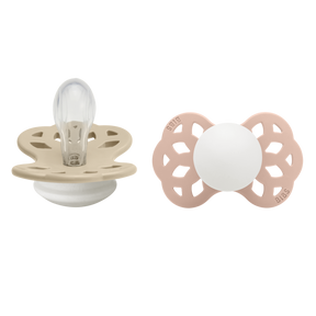 BIBS Infinity Tutti 2kpl Koko 2 Vanilla GLOW/Blush GLOW