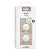 BIBS Infinity Tutti 2kpl Koko 2 Vanilla GLOW/Blush GLOW