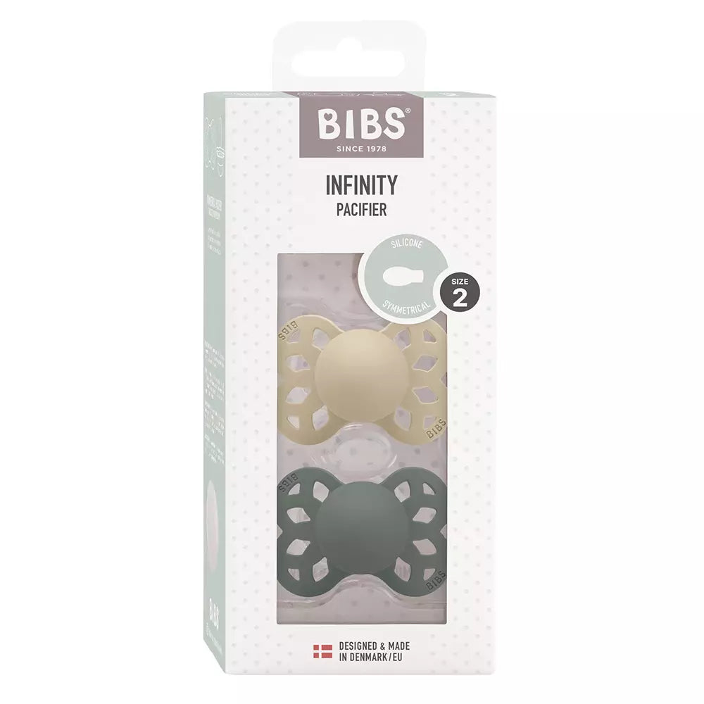 BIBS Infinity Tutti 2kpl Koko 2 Vanilla/Pine