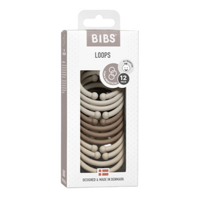 BIBS Loops 12kpl Sand/Vanilla/Dark Oak