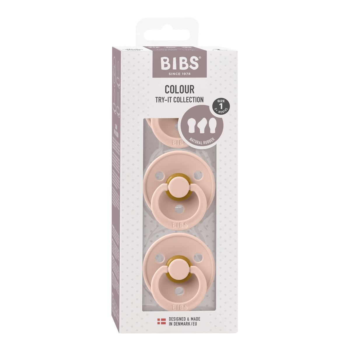 BIBS Supreme Try-It Tutti 3kpl Koko 1 Blush