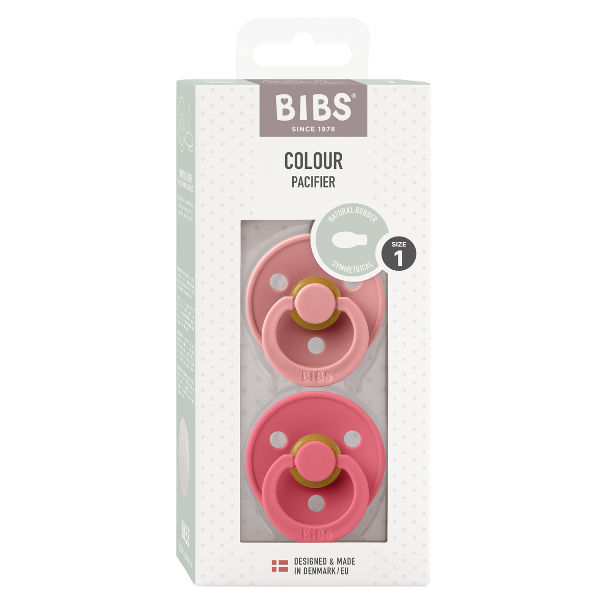 BIBS Supreme Tutti 2kpl Koko 1 Dusty Pink/ Coral