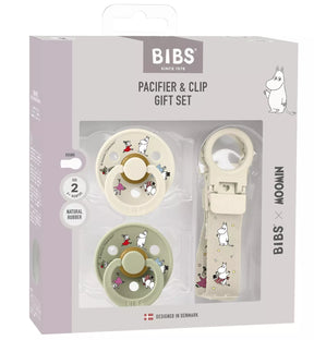 BIBS x Muumi Tutit ja Tuttinauha Lahjapakkaus