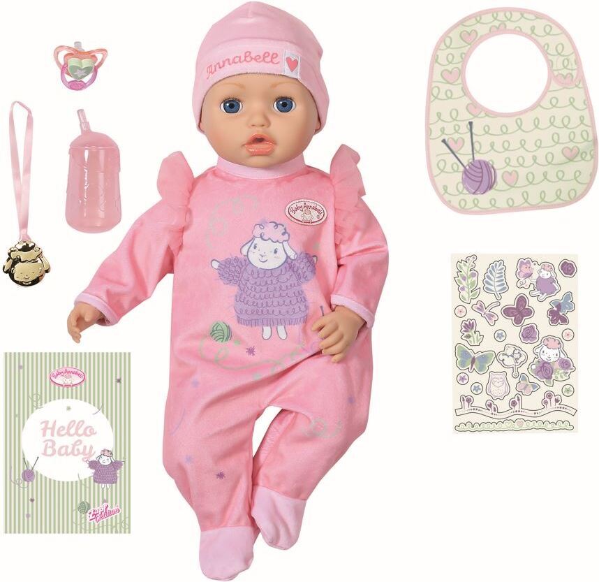 Baby Annabell Pehmeävartaloinen Interaktiivinen Nukke 43cm
