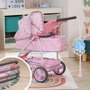 Baby Born Deluxe Nukenvaunut Kukkakuviolla