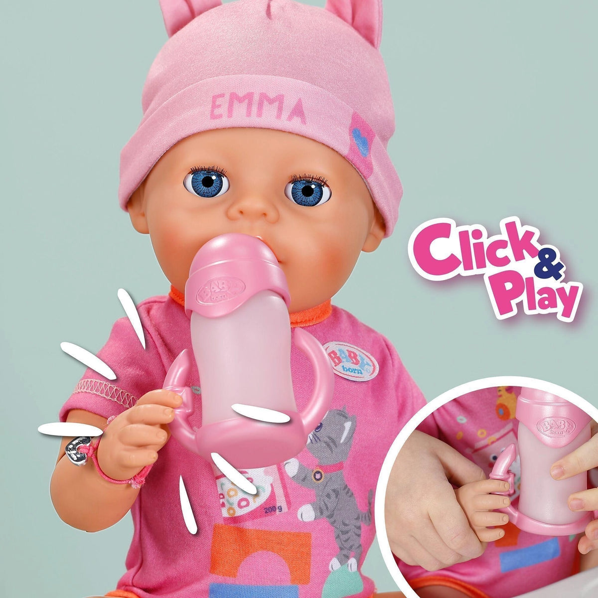Baby Born Emma Click & Play Vauvanukke 43cm