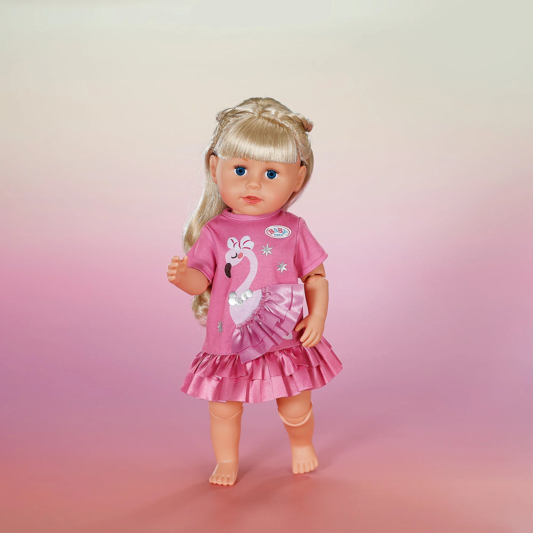 Baby Born Nukenvaate Flamingomekko 43cm