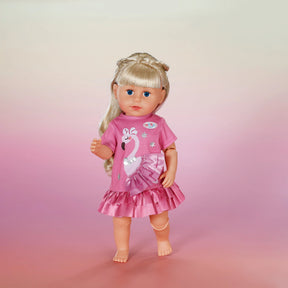 Baby Born Nukenvaate Flamingomekko 43cm
