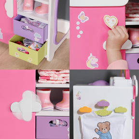 Baby Born Vaatekaappi Rainbow Äänellä ja Valolla